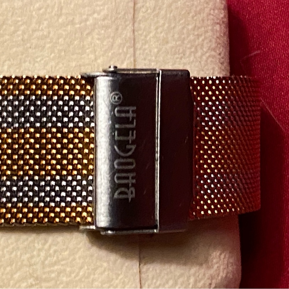 BAOGELA Gold and Silver Watch with Mesh Band 45 mil fixed - Picture 7 of 8